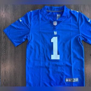 NWT NFL New York Giants Royal Blue Nabers Football Jersey